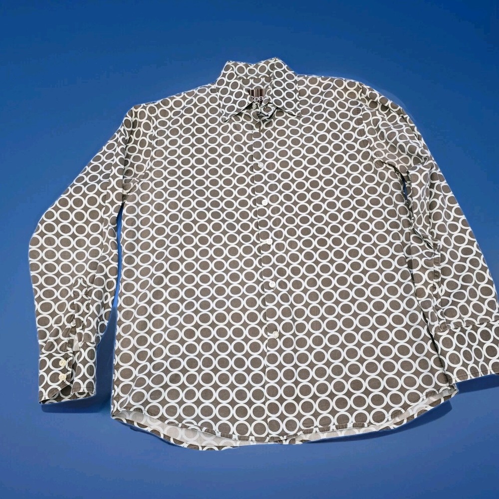 Roar for BUCKLE Circle‎ Print Brown/Blue Large